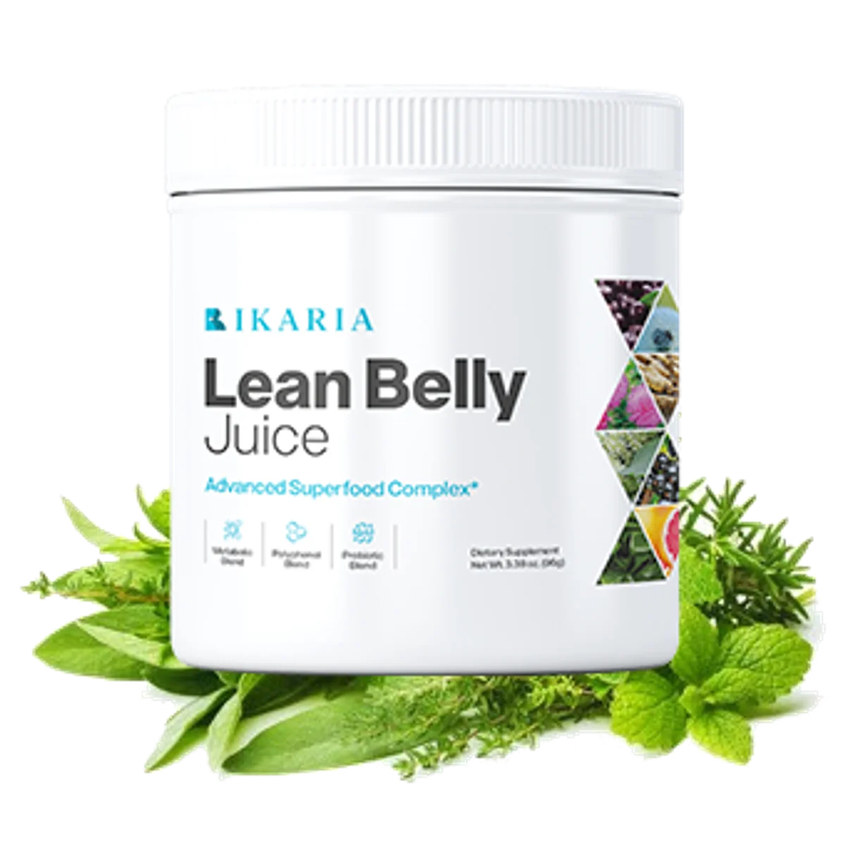 Ikaria Lean Belly Juice Weight Management Health — Front Label